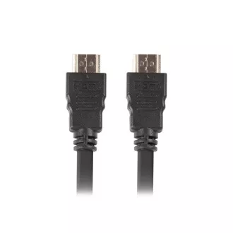 LANBERG Cablu de mare viteză HDMI 1.4   Ethernet, 4K@30Hz, CCS, M/M, lungime 1m, negru, conectori placați cu aur