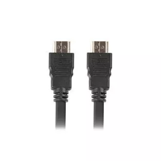 LANBERG Cablu de mare viteză HDMI 1.4   Ethernet, 4K@30Hz, CCS, M/M, lungime 1m, negru, conectori placați cu aur