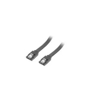 LANBERG Cablu de date SATA III (6GB/S) F/F 50cm, zăvorâre metalică, negru LANBERG Cablu de date SATA III (6GB/S) F/F 50cm, zăvorâre metalică, negru