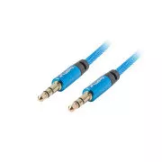 LANBERG Minijack 3,5 mm M/M 3 PIN cablu de 1m, albastru