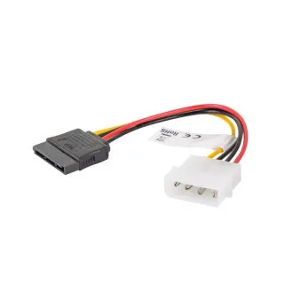 LANBERG Cablu Molex (M) la SATA (F) 15cm