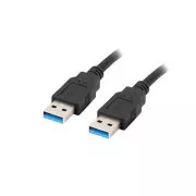LANBERG Cablu USB-A M/M 3.0 de 0,5 m, negru
