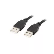 LANBERG Cablu USB-A M/M 2.0 de 1m, negru