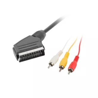 LANBERG Cablu RCA (M) X3 la EURO (M) LANBERG RCA (M) X3 la EURO (M) 1,8m