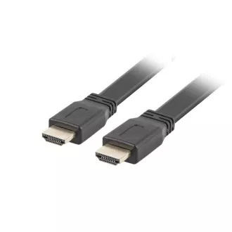 LANBERG Cablu plat HDMI M/M 2.0 1m 4K, negru
