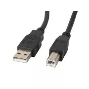 LANBERG USB - A (M) la USB - B (M) 2.0, cablu 0,5 m, negru
