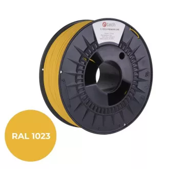 Șir de imprimare C-TECH PREMIUM LINE ( filament ) , ABS, galben trafic, RAL1023, 1,75mm, 1kg