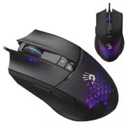 A4tech BLOODY L65 Max Honeycomb, mouse de gaming cu iluminare din spate RGB, 12000 DPI, negru, USB