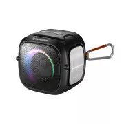 Difuzor C-TECH Impressio Qubis mini, bluetooth, cititor, USB, AUX, iluminare de fundal RGB, FM, USB-C