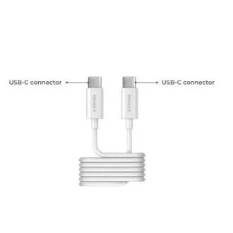 Cablu de alimentare USB-C la USB-C, 1M Cablu de alimentare USB-C la USB-C, 1M