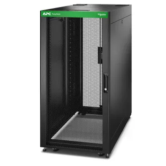 Rack APC Easy Rack 600 mm/24U/1000 mm, cu acoperiș, panou lateral, roți, picioare și 4 suporturi, fără bază, negru Rack APC Easy Rack 600 mm/24U/1000 mm, cu acoperiș, panou lateral, roți, picioare și 4 suporturi, fără bază, negru