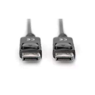 Cablu de conectare Digitus DisplayPort 1.2, DP M/M, 2,0 m, cu zăvor, Ultra HD 4K, negru