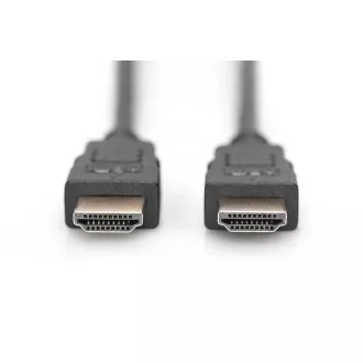Cablu de conectare HDMI Digitus High Speed, tip AM/M, 3,0 m, Ultra HD 60p, auriu, alb Cablu de conectare HDMI Digitus High Speed, tip AM/M, 3,0 m, Ultra HD 60p, auriu, alb