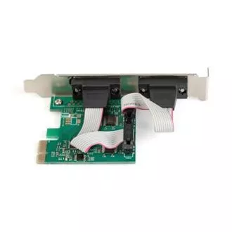 Adaptor Digitus PCI Express x1 cu 2 porturi seriale, + chipset cu profil redus: ASIX99100