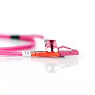 Cordon de corecție cu fibră optică DIGITUS, LC la LC, multimod OM4 - 50/125 µ, lungime duplex 2m