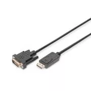 Cablu de conectare Digitus DisplayPort, DP/M-DVI (24+1)/M 2,0 m