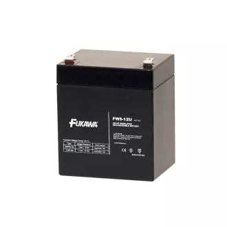 Baterie FUKAWA FW 5-12 U (12V; 5Ah; faston F2-6,3mm; durata de viață 5 ani)