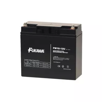 Acumulator FUKAWA FW 18-12 U (12V; 18Ah; filet M5; durata de viață 5 ani) Acumulator FUKAWA FW 18-12 U (12V; 18Ah; filet M5; durata de viață 5 ani)