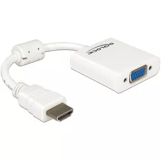 Adaptor Delock HDMI-A mascul > VGA mamă Adaptor Delock HDMI-A mascul > VGA mamă