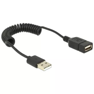 Delock Cablu USB 2.0, prelungire, mascul/femelă, cablu torsadat