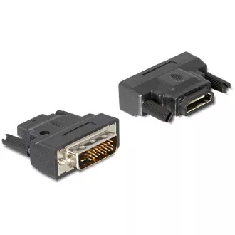 Adaptor Delock DVI 24+1 mascul > HDMI mamă cu LED
