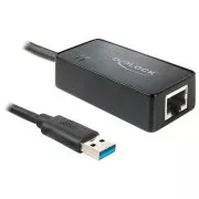 Delock Adaptor USB 3.0 și Gigabit LAN 10/100/1000 Mbps