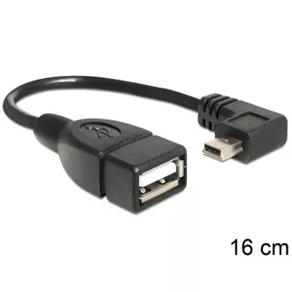 Cablu Delock USB mini mascul > USB 2.0-A mamă OTG 16 cm