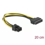 Delock Cablu de alimentare SATA cu 15 pini la 6 pini PCI Express
