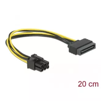 Delock Cablu de alimentare SATA cu 15 pini la 6 pini PCI Express