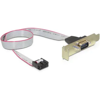 Delock Suport slot cu profil redus > 1 x Aranjament pin serial: 1:1