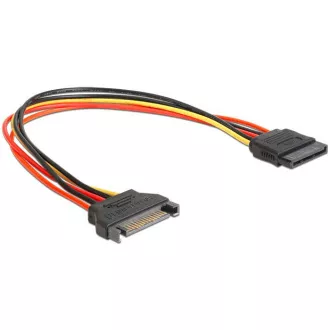 Cablu de alimentare Delock SATA 15 pini mascul > SATA 15 pini mamă prelungitor 30 cm