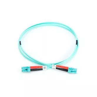 Cordon de corecție cu fibră optică DIGITUS, LC la LC, multimod, OM3, 50/125 µ, lungime duplex 2m Cordon de corecție cu fibră optică DIGITUS, LC la LC, multimod, OM3, 50/125 µ, lungime duplex 2m