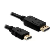 Cablu Delock DisplayPort de sex masculin la HDMI de sex masculin, lungime 2 m