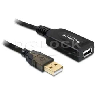 Delock Cablu USB 2.0, prelungire A-A masculin/feminin 20m, activ