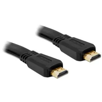 Cablu Delock HDMI 1.4 A/A mascul/mascul, plat, lungime 5 metri Cablu Delock HDMI 1.4 A/A mascul/mascul, plat, lungime 5 metri