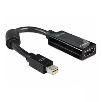 Adaptor Delock DisplayPort mini (de sex masculin) la HDMI A (de sex feminin), negru Adaptor Delock DisplayPort mini (de sex masculin) la HDMI A (de sex feminin), negru