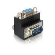 Adaptor Delock VGA mascul -> mamă unghi drept