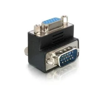 Adaptor Delock VGA mascul -> mamă unghi drept Adaptor Delock VGA mascul -> mamă unghi drept