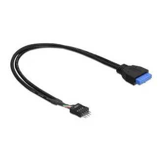 Adaptor DeLock USB 3.0 cu 19 pini de sex feminin la USB 2.0 cu 8 pini de sex masculin