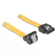 Cablu HDD SATA Delock 50 cm drept/în jos zăvor metalic galben