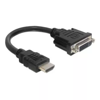 Adaptor Delock HDMI mascul > DVI 24+1 mamă, 20 cm