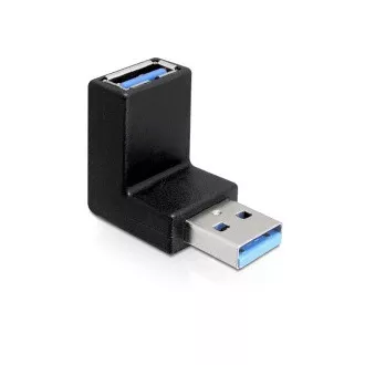 DeLock USB 3.0 de sex masculin la adaptor USB 3.0 de sex feminin la un unghi de 90° pe verticală