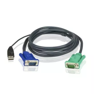 Cablu integrat ATEN 2L-5202U pentru KVM USB 1.8 M