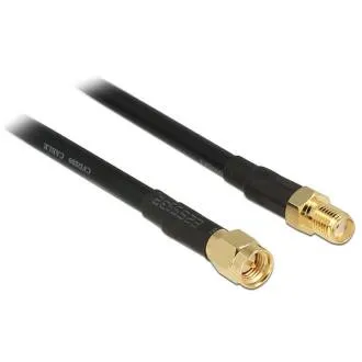 Cablu antenă Delock SMA mufă > SMA mufă CFD200 15 m cu pierderi reduse Cablu antenă Delock SMA mufă > SMA mufă CFD200 15 m cu pierderi reduse