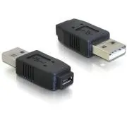 Adaptor Delock micro USB A+B mamă la USB A mascul