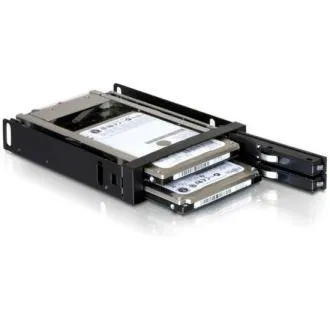 Cadru de schimb DeLock de 3,5" pentru 2 HDD-uri SATA de 2,5" Cadru de schimb DeLock de 3,5" pentru 2 HDD-uri SATA de 2,5"