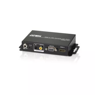 Convertor HDMI-VGA ATEN VC812-AT-G cu scalator și adaptor ADP UE