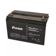 Acumulator FUKAWA FWL 100-12 (12V; 100Ah; filet M6; durată de viață 10 ani)