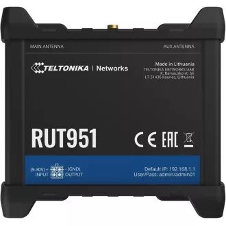 Router celular industrial Teltonika LTE Cat 4 - RUT951 Router celular industrial Teltonika LTE Cat 4 - RUT951