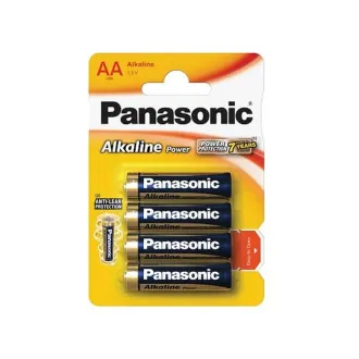 Baterii alcaline Panasonic LR6 (alcaline; AA; 1.5V; BL4) 4 buc - Blister